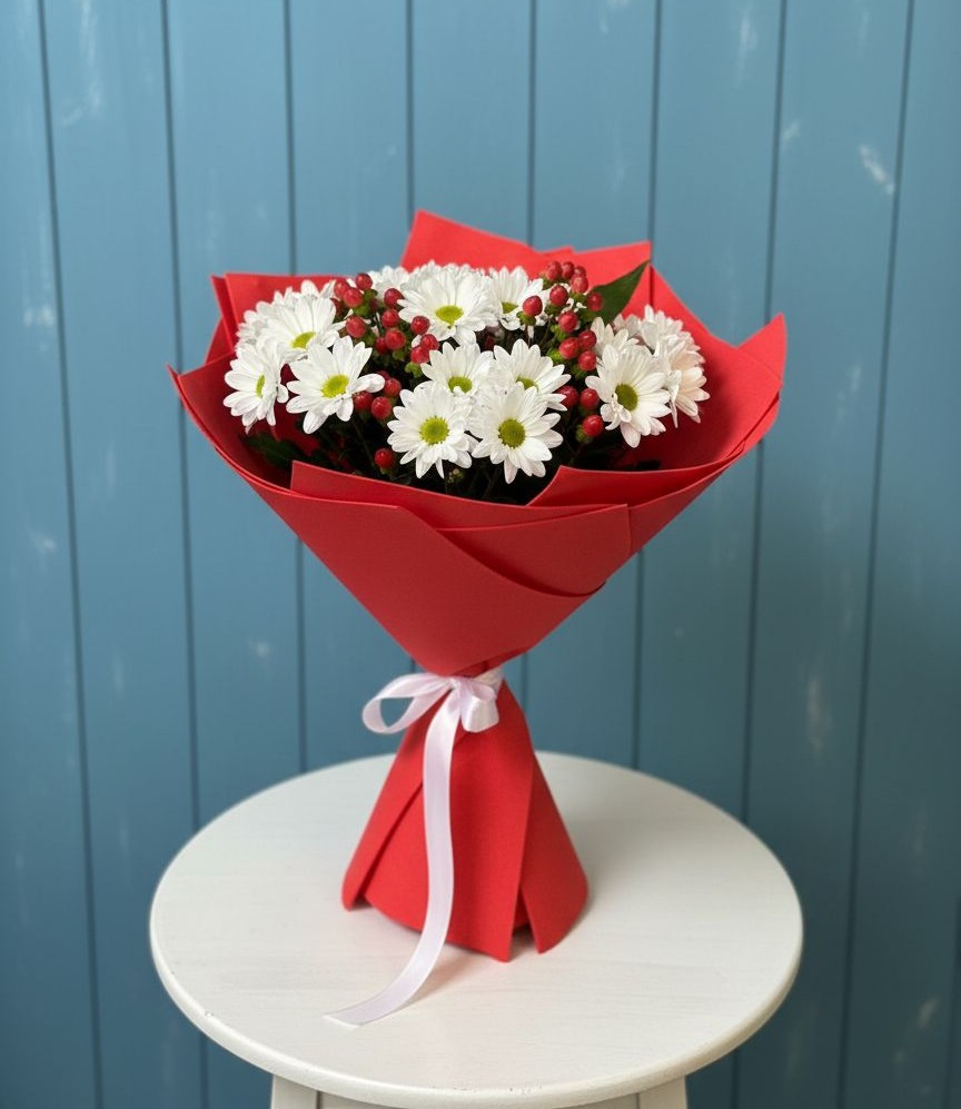 Букет цветов из: Хризантемы в Лунево