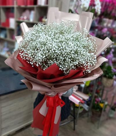 Букет цветов из: Гипсофила в Лунево