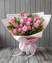 Букет Розовый кустик в Лунево