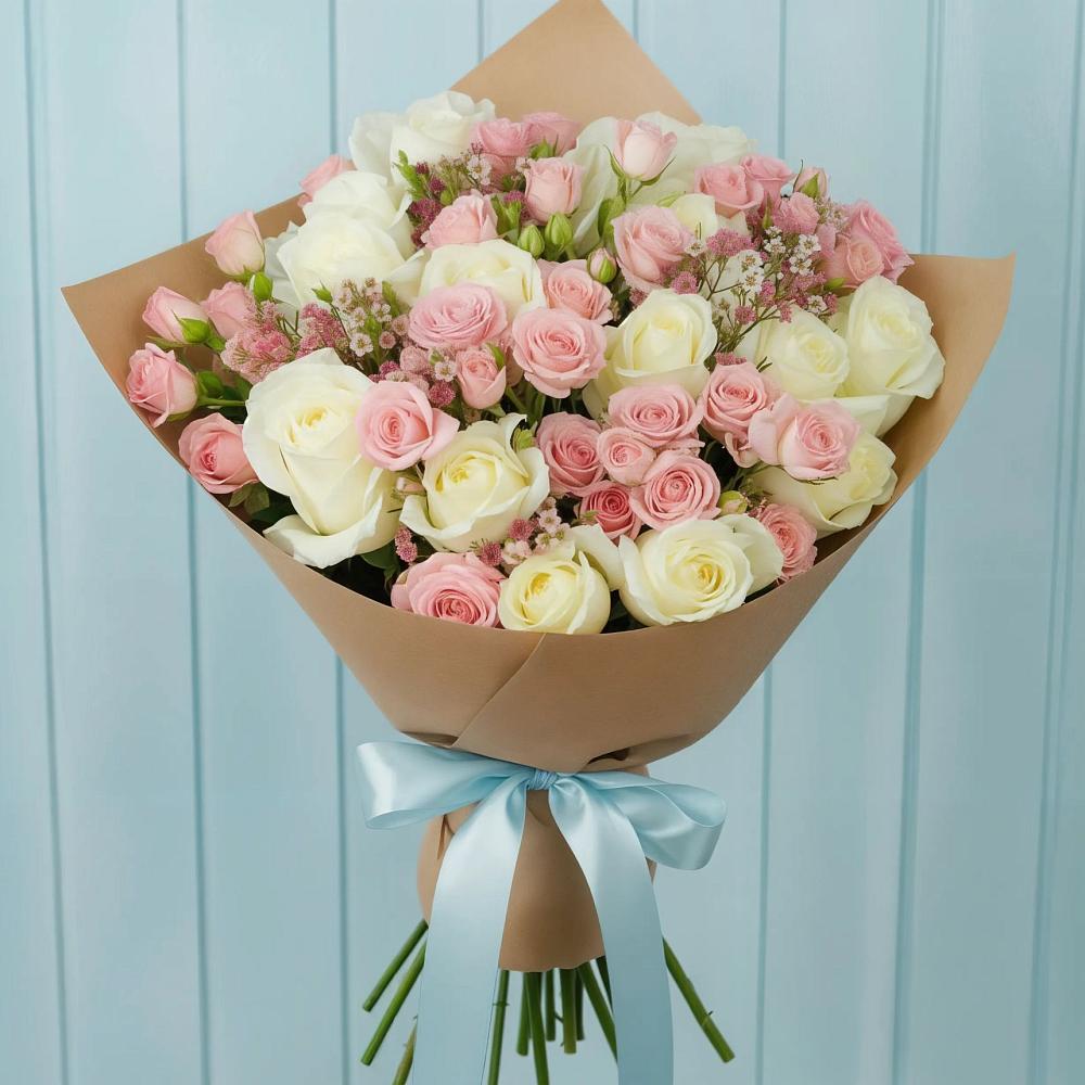Букет цветов из: Розы в Лунево
