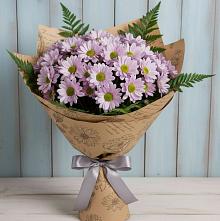 Букет цветов из:  Хризантемы #REPLACE_PRED# Лунево