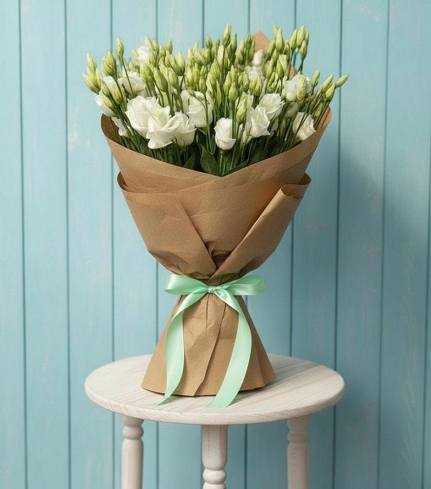 Букет цветов из: Лизиантусы в Лунево