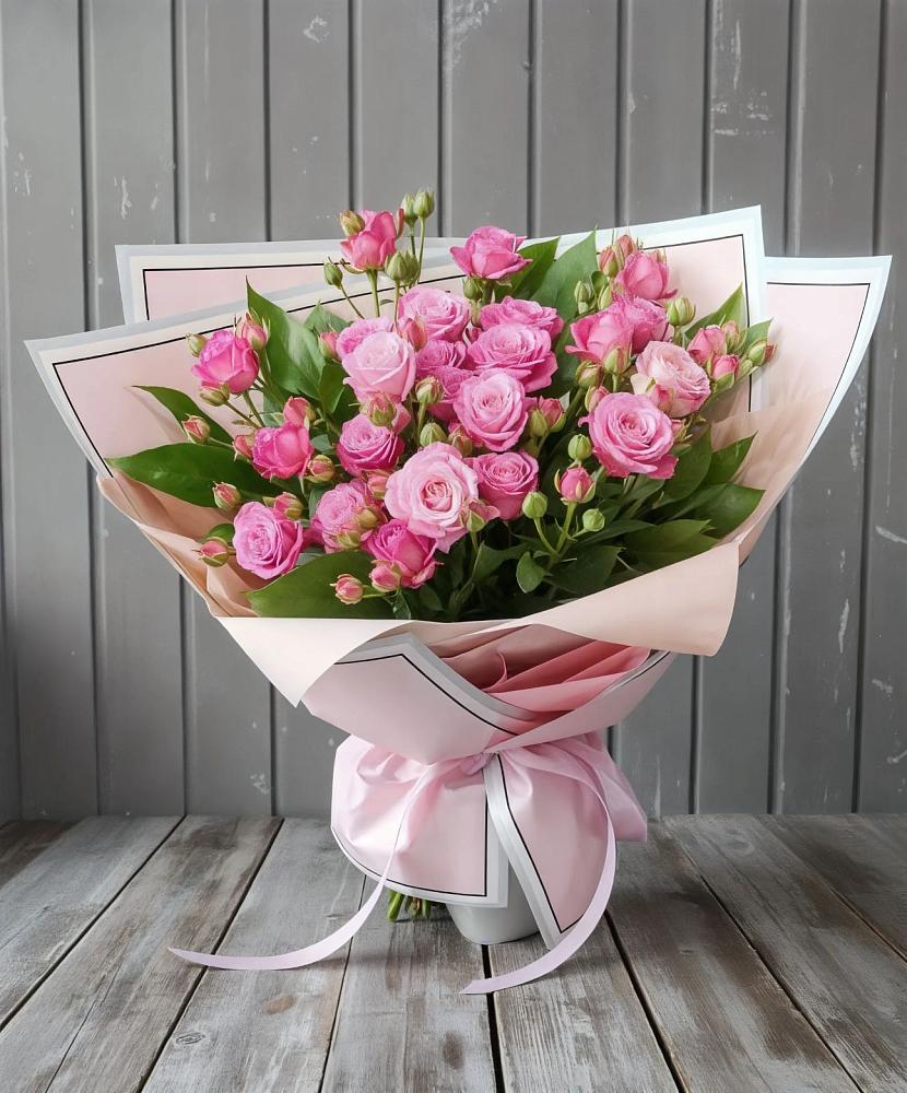 Букет Розовый кустик в Лунево