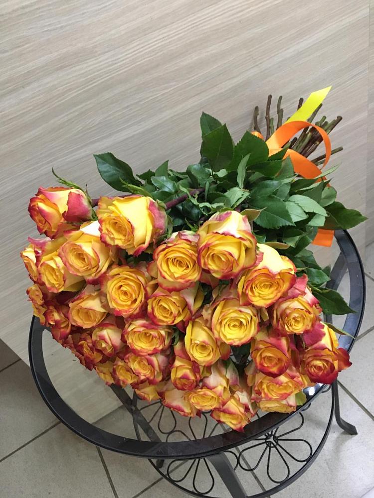 Букет Желтые розы в Лунево