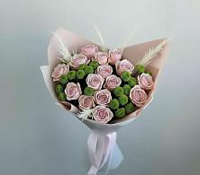 Букет цветов из:  Розы и Хризантемы в Лунево
