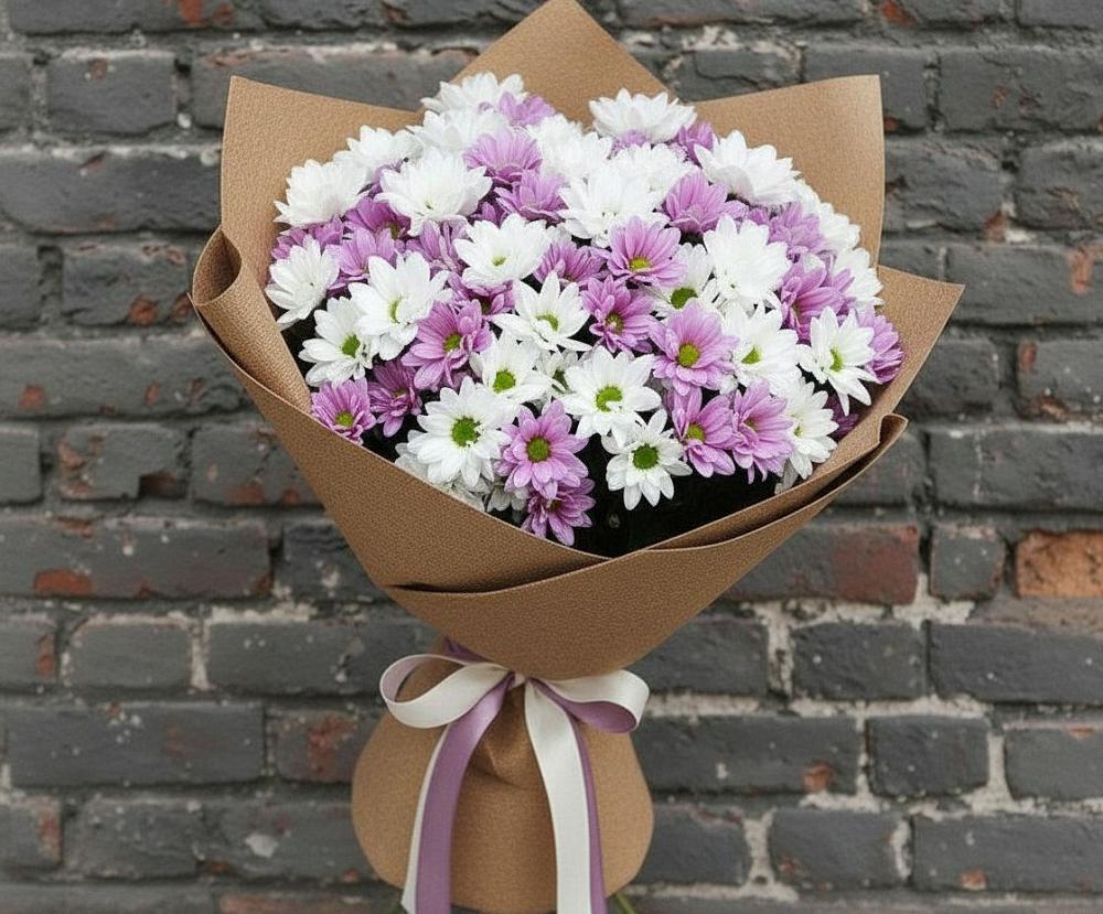 Букет цветов из: Хризантемы в Лунево