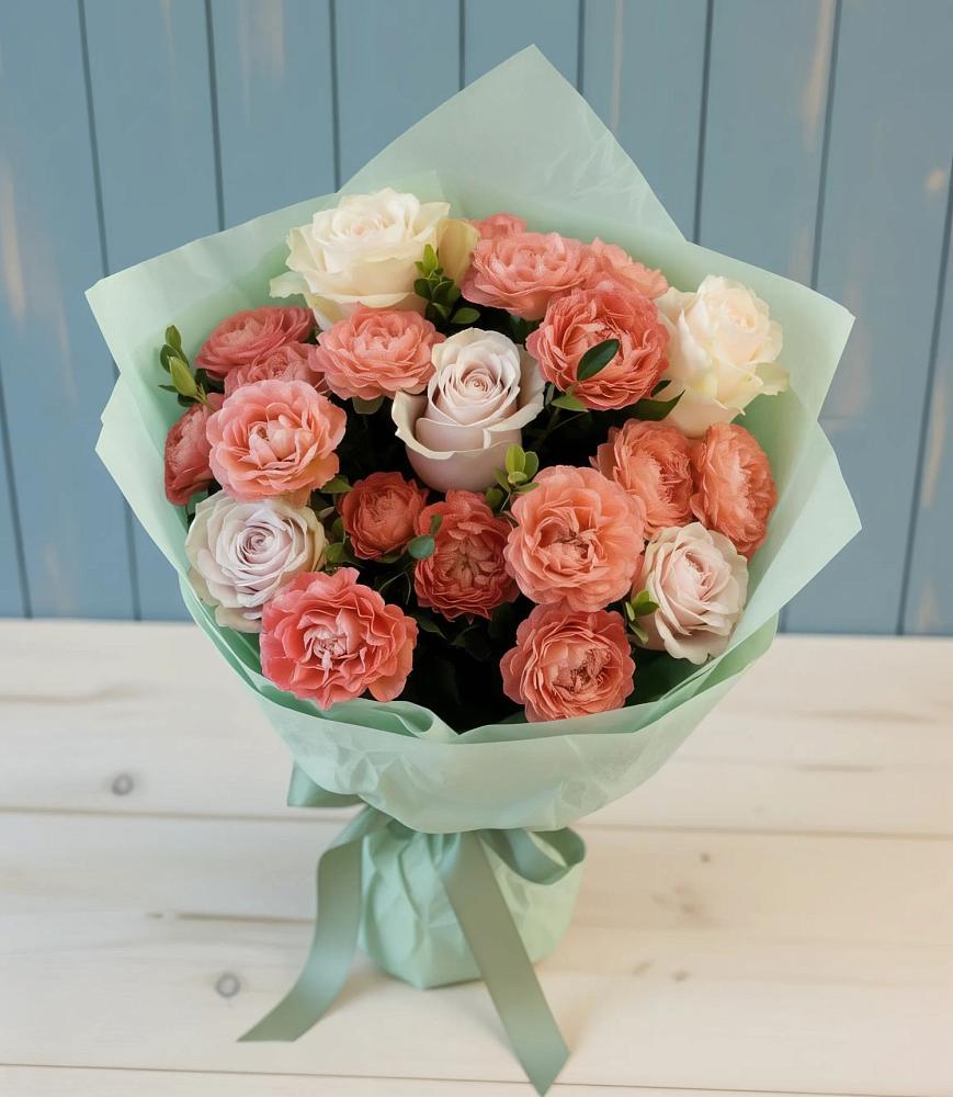 Букет цветов из: Розы в Лунево