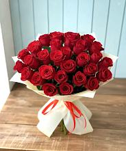 Букет 29 Красных роз в Лунево
