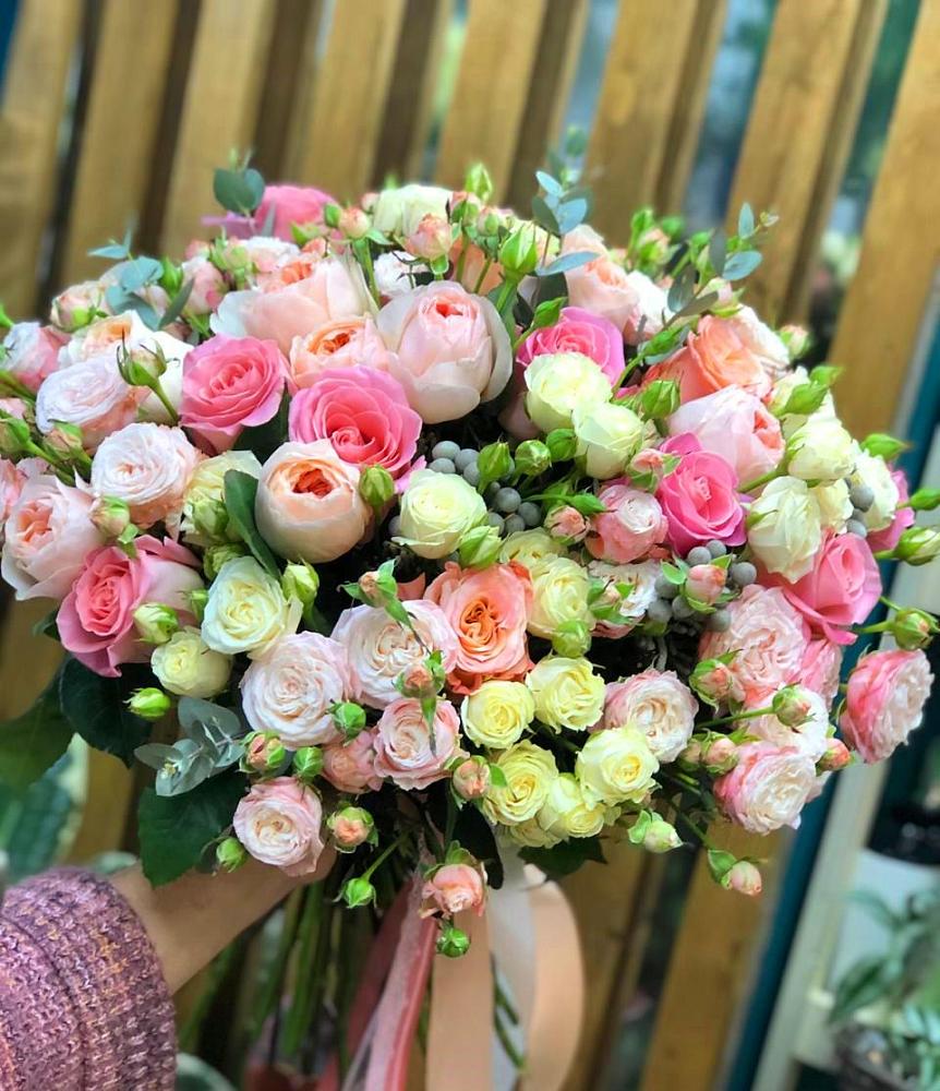 Букет цветов из: Розы в Лунево