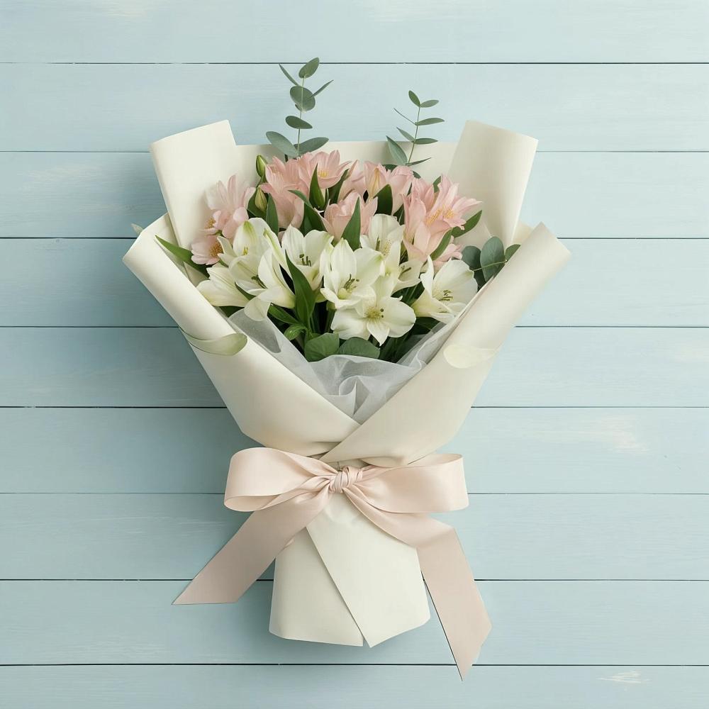 Букет цветов из: Альстромерии в Лунево