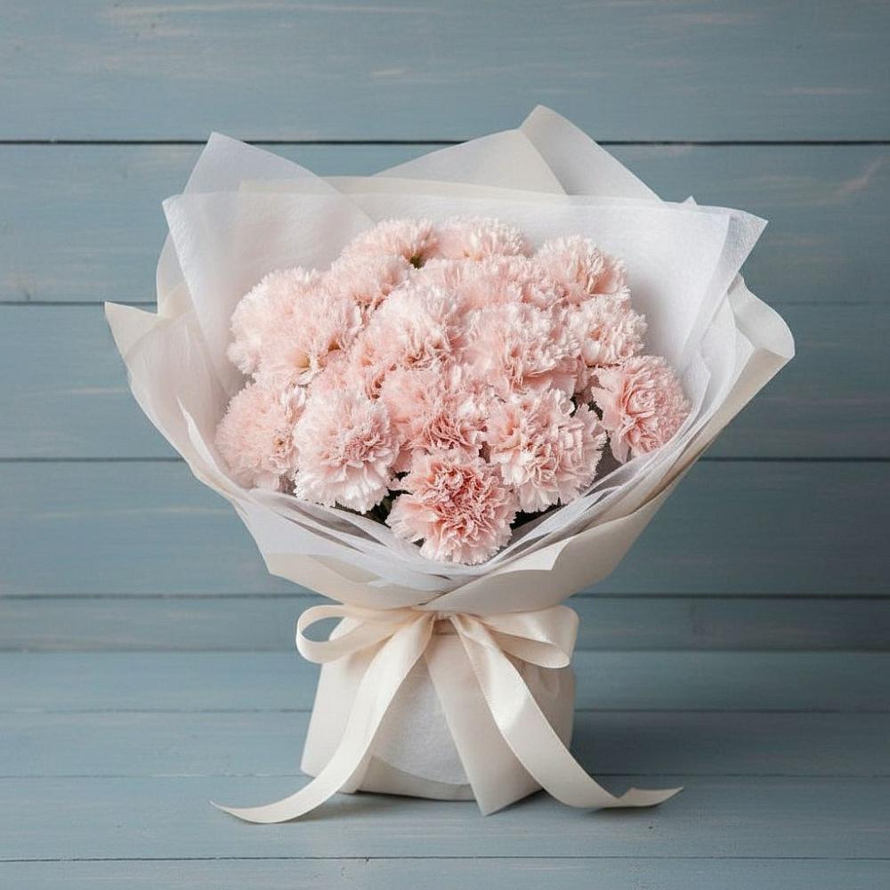 Букет цветов из: Гвоздики в Лунево