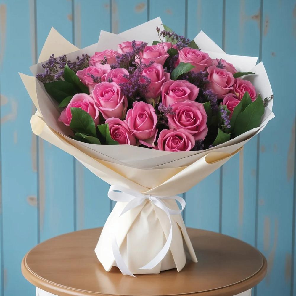 Букет цветов из: Розы в Лунево