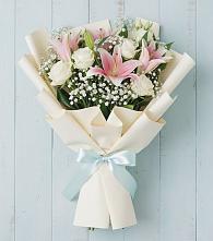 Букет цветов из:  Лилии в Лунево