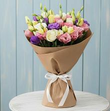 Букет цветов из:  Лизиантусы в Лунево