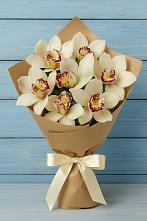 Букет цветов из:  Орхидеи и Розы в Лунево